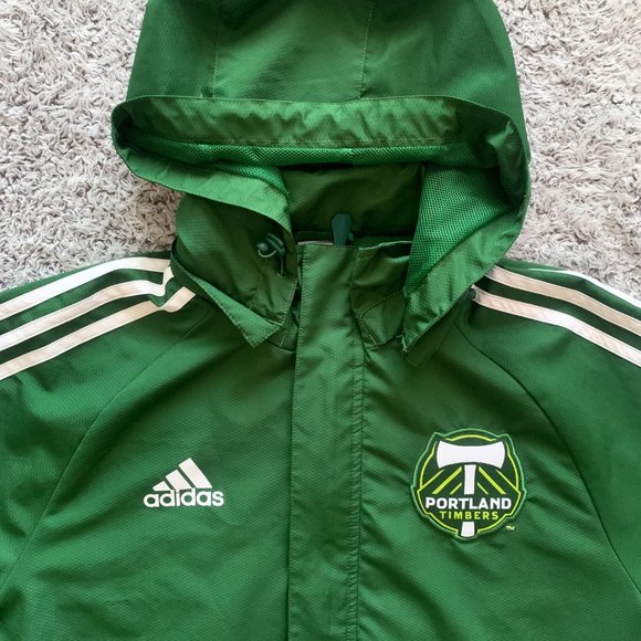 Adidas Portland Timbers Soccer Warm-Up Jacket. Small. Official Adidas. - Picture 4 of 16